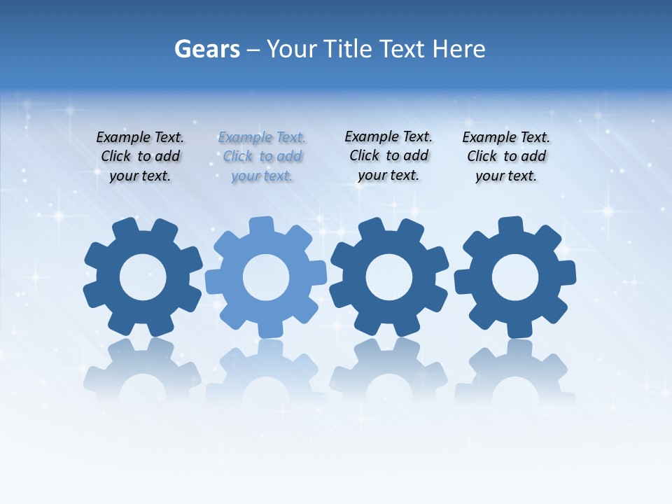 Shine Christmas Stars PowerPoint Template