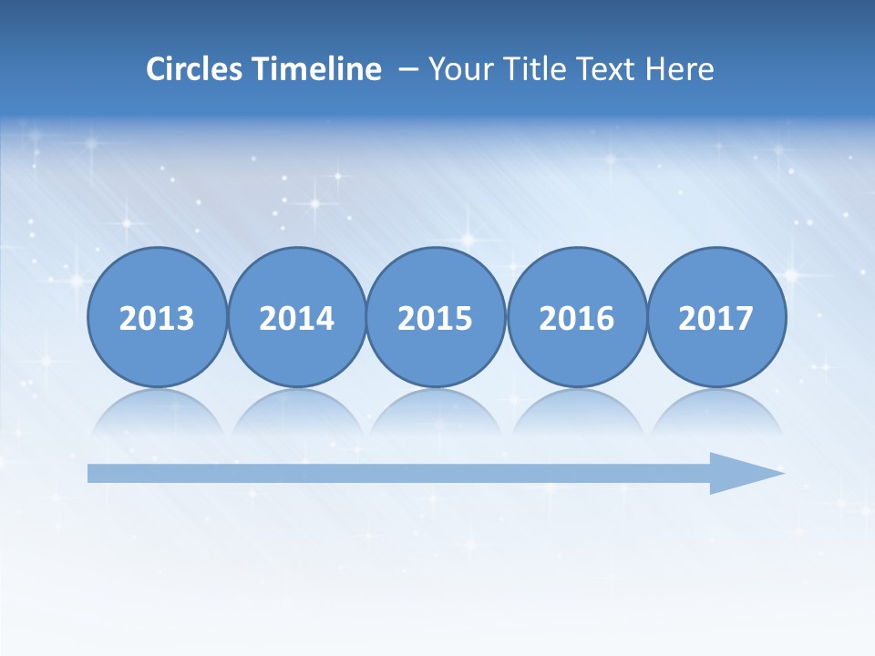 Shine Christmas Stars PowerPoint Template