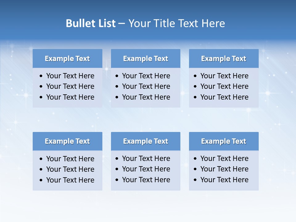 Shine Christmas Stars PowerPoint Template