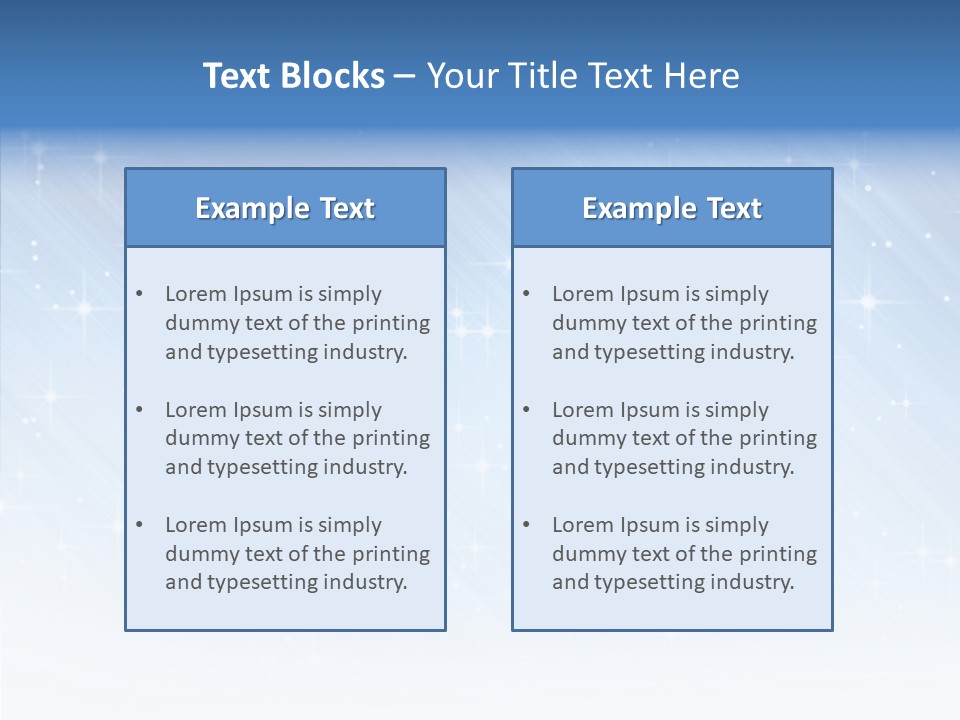 Shine Christmas Stars PowerPoint Template