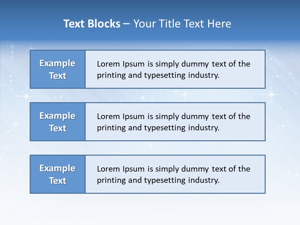 Shine Christmas Stars PowerPoint Template