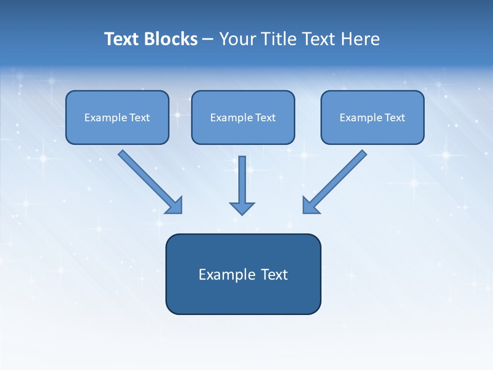 Shine Christmas Stars PowerPoint Template