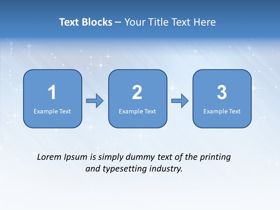 Shine Christmas Stars PowerPoint Template