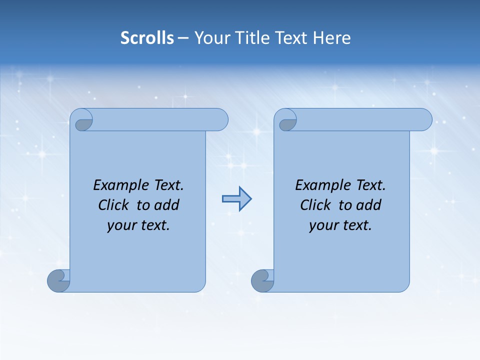 Shine Christmas Stars PowerPoint Template
