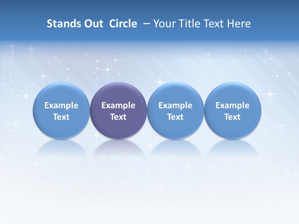 Shine Christmas Stars PowerPoint Template