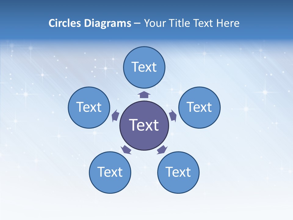 Shine Christmas Stars PowerPoint Template