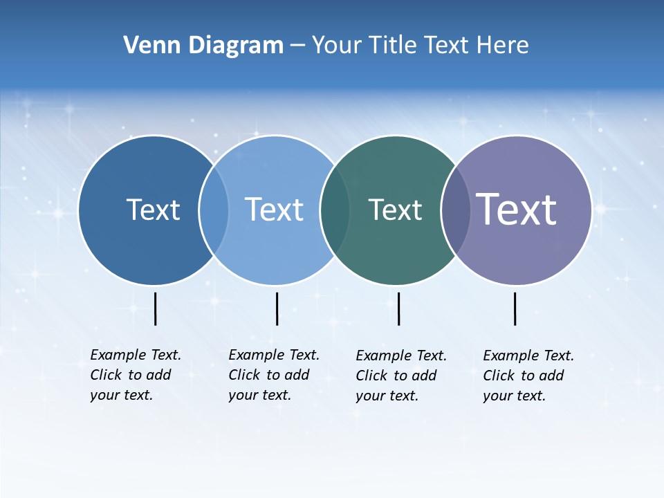 Shine Christmas Stars PowerPoint Template