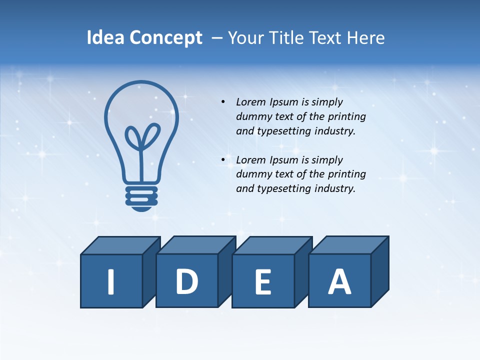 Shine Christmas Stars PowerPoint Template