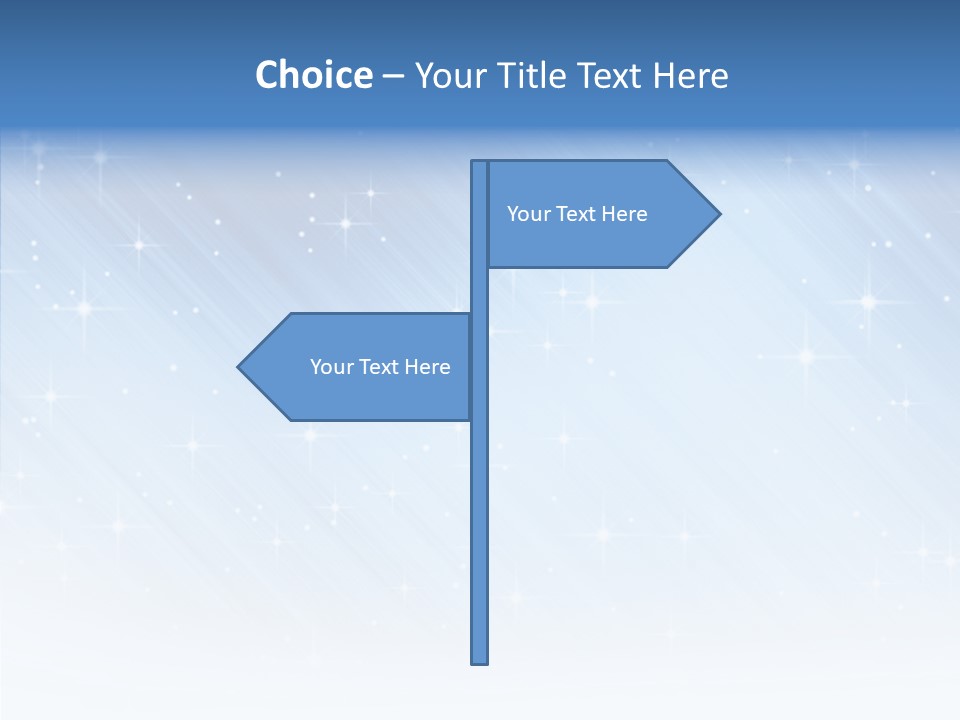 Shine Christmas Stars PowerPoint Template