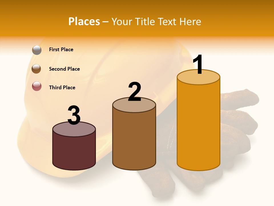 Construction Protective Head PowerPoint Template