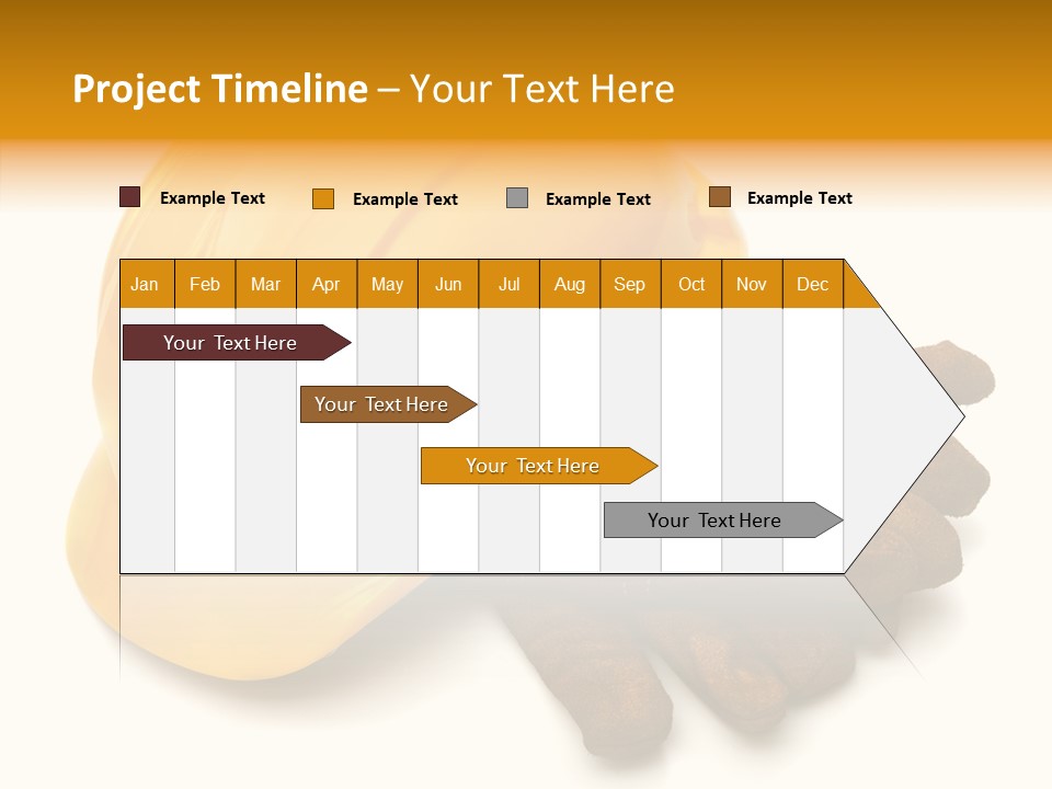 Construction Protective Head PowerPoint Template