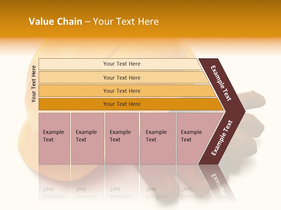 Construction Protective Head PowerPoint Template