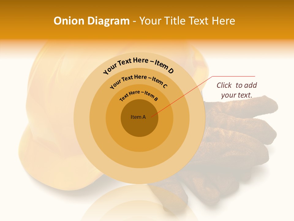 Construction Protective Head PowerPoint Template
