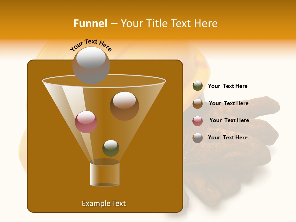 Construction Protective Head PowerPoint Template