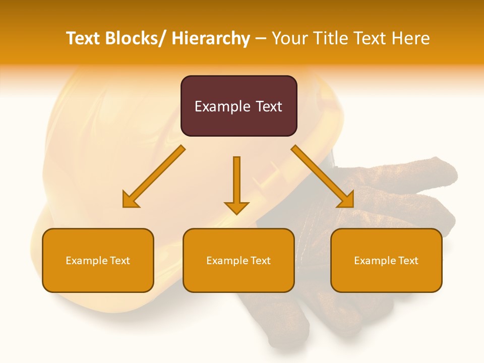 Construction Protective Head PowerPoint Template
