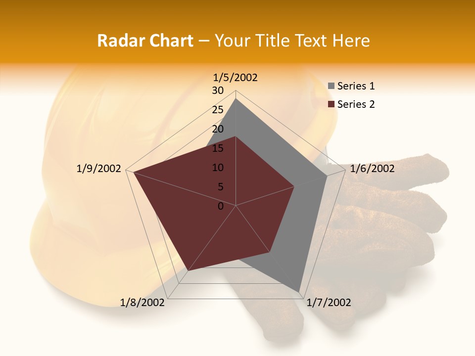 Construction Protective Head PowerPoint Template