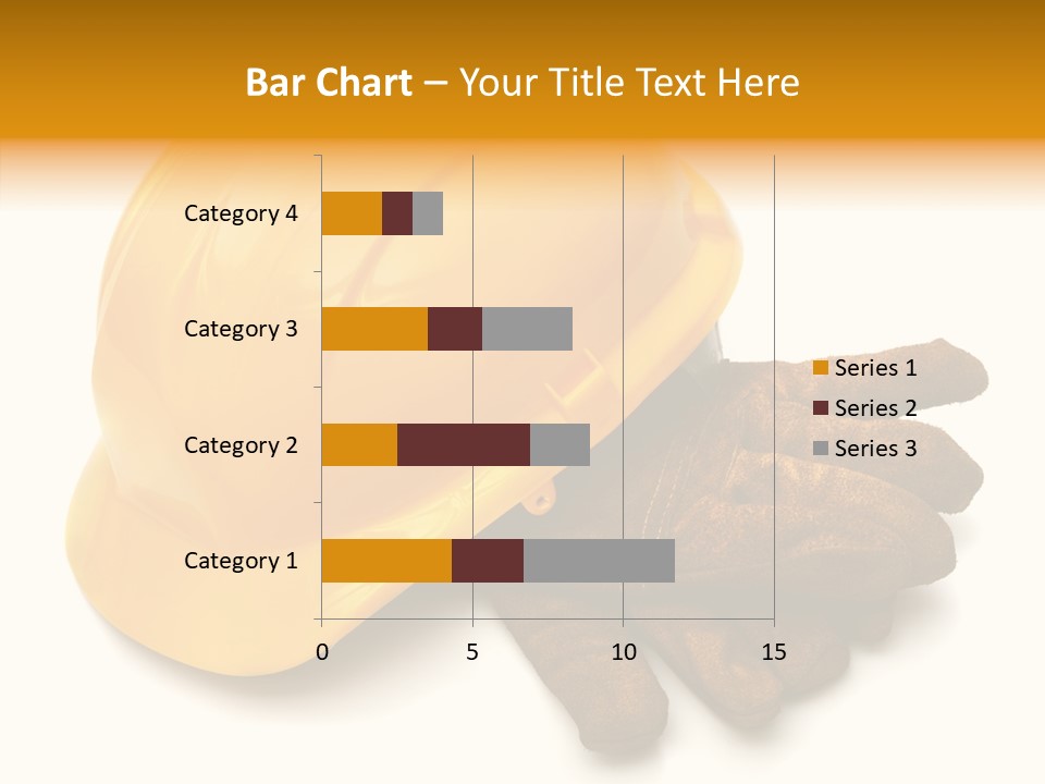 Construction Protective Head PowerPoint Template