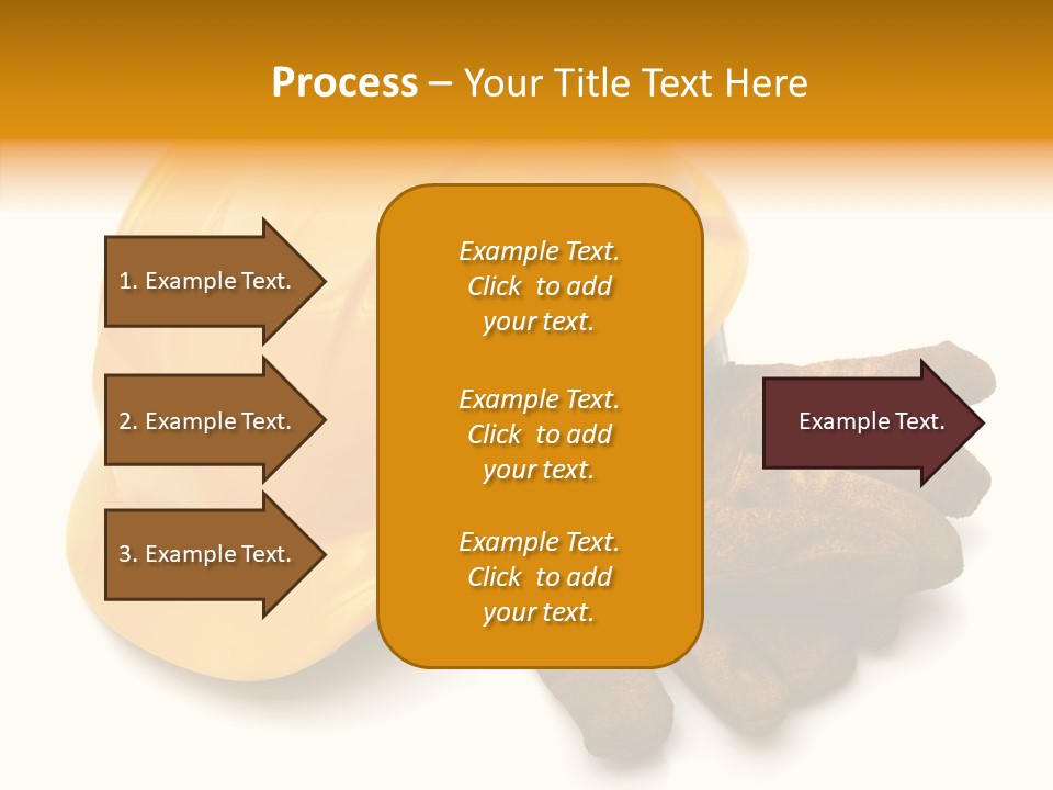 Construction Protective Head PowerPoint Template