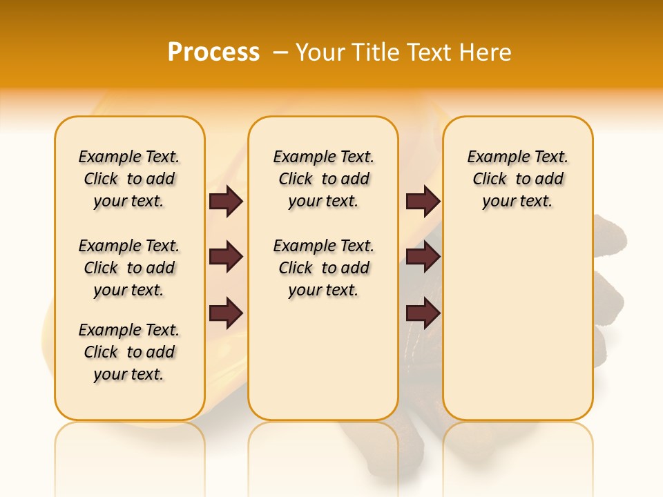 Construction Protective Head PowerPoint Template