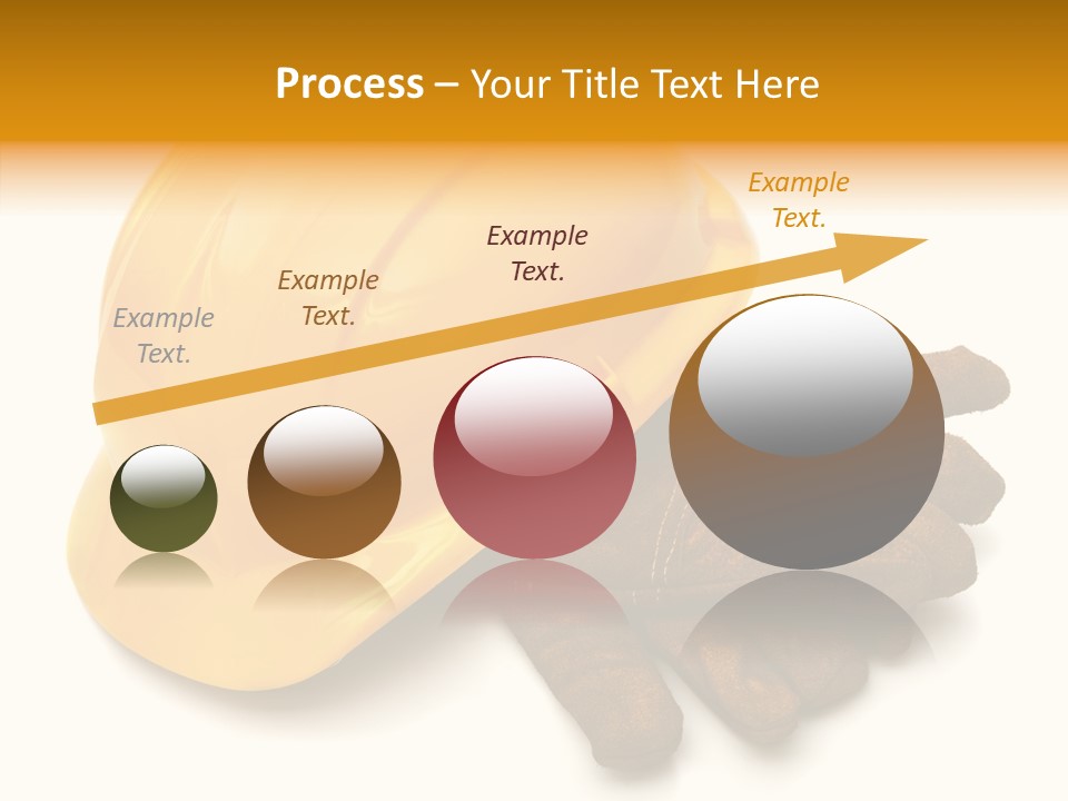 Construction Protective Head PowerPoint Template