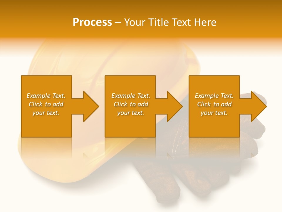 Construction Protective Head PowerPoint Template