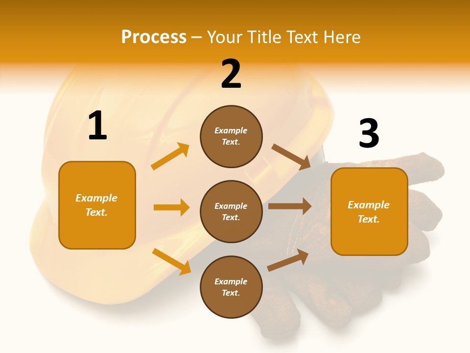 Construction Protective Head PowerPoint Template