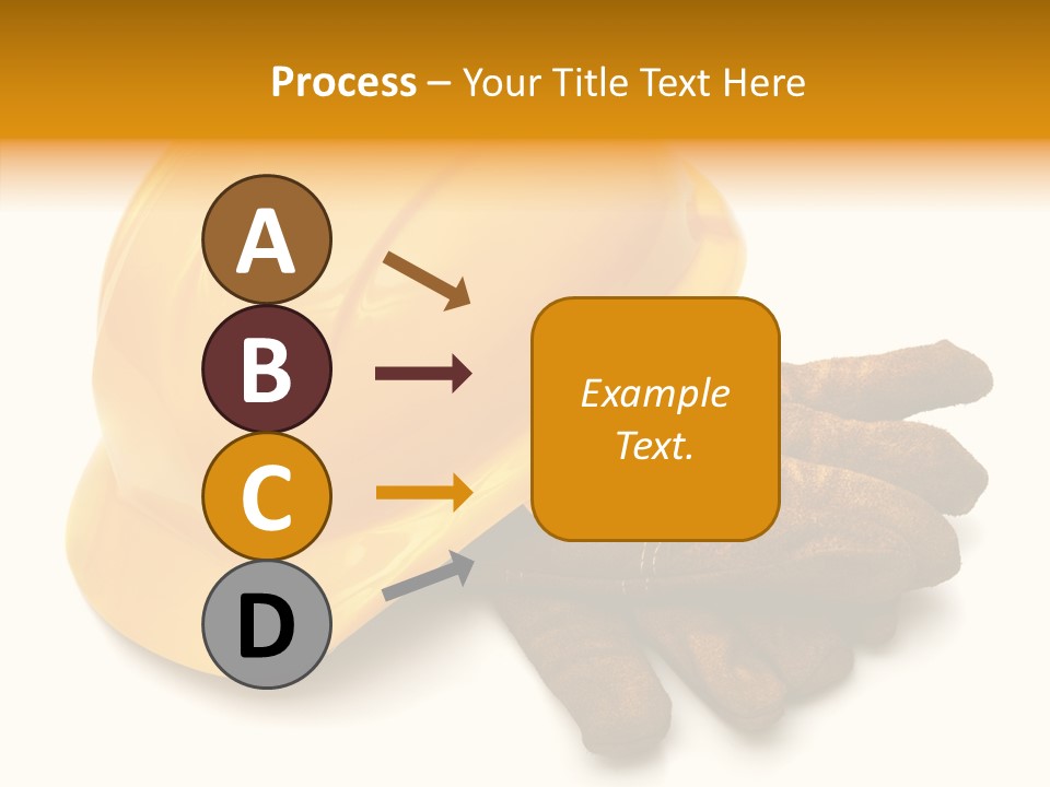Construction Protective Head PowerPoint Template