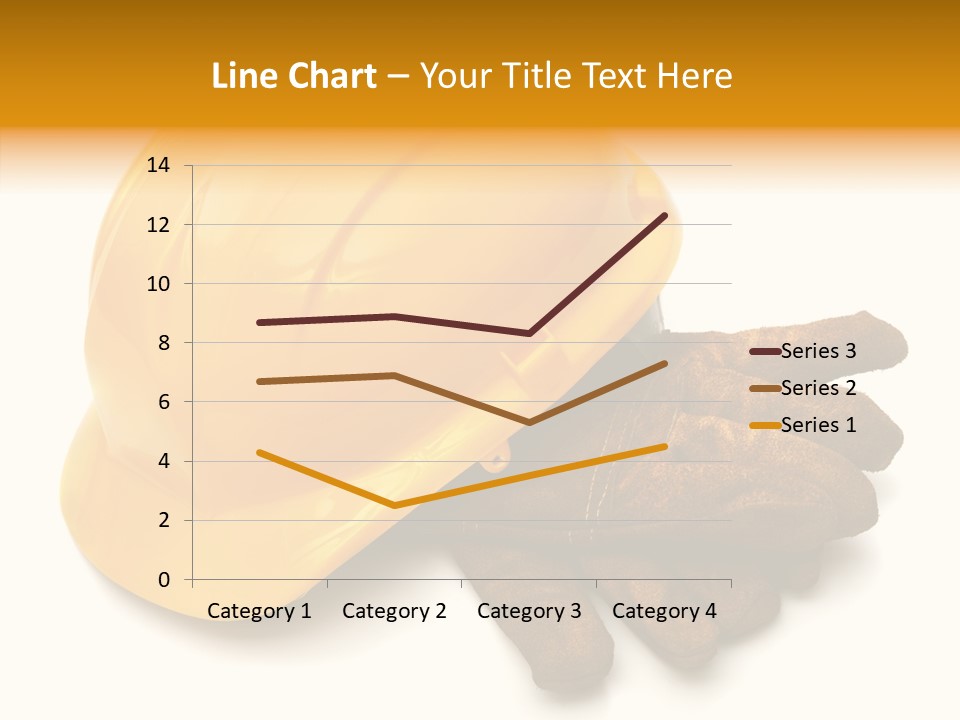 Construction Protective Head PowerPoint Template