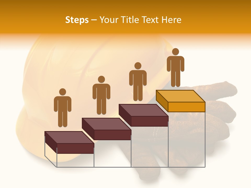 Construction Protective Head PowerPoint Template