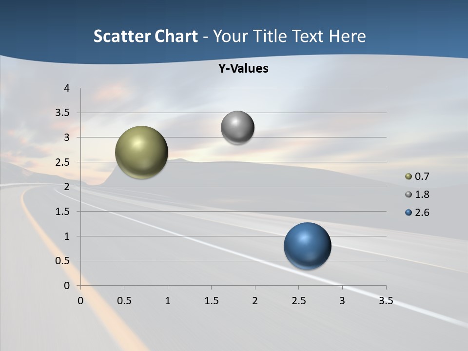 Blur Motion Mountain PowerPoint Template