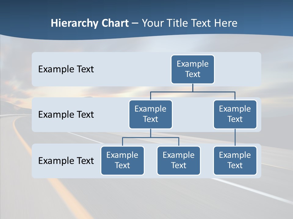 Blur Motion Mountain PowerPoint Template