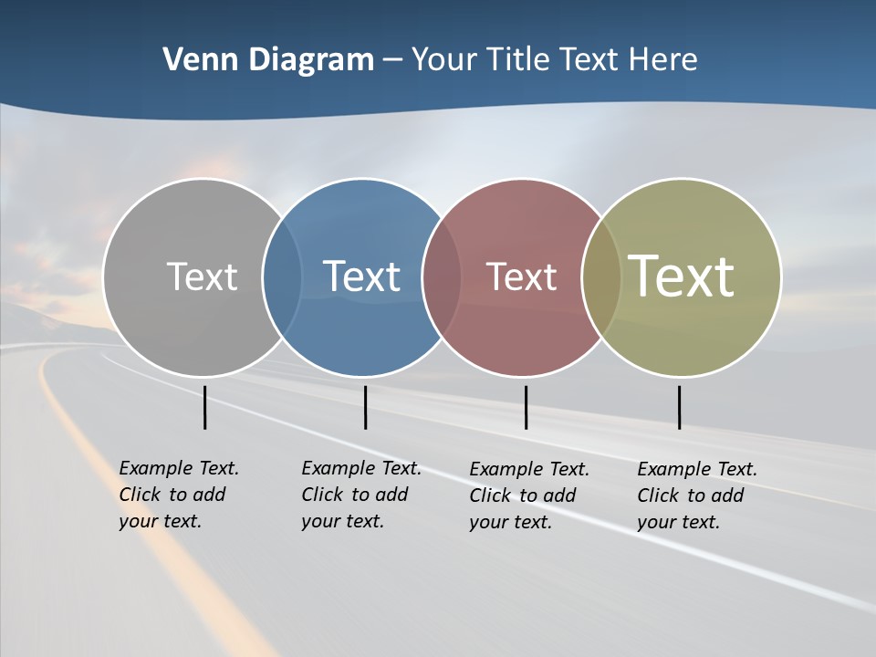 Blur Motion Mountain PowerPoint Template