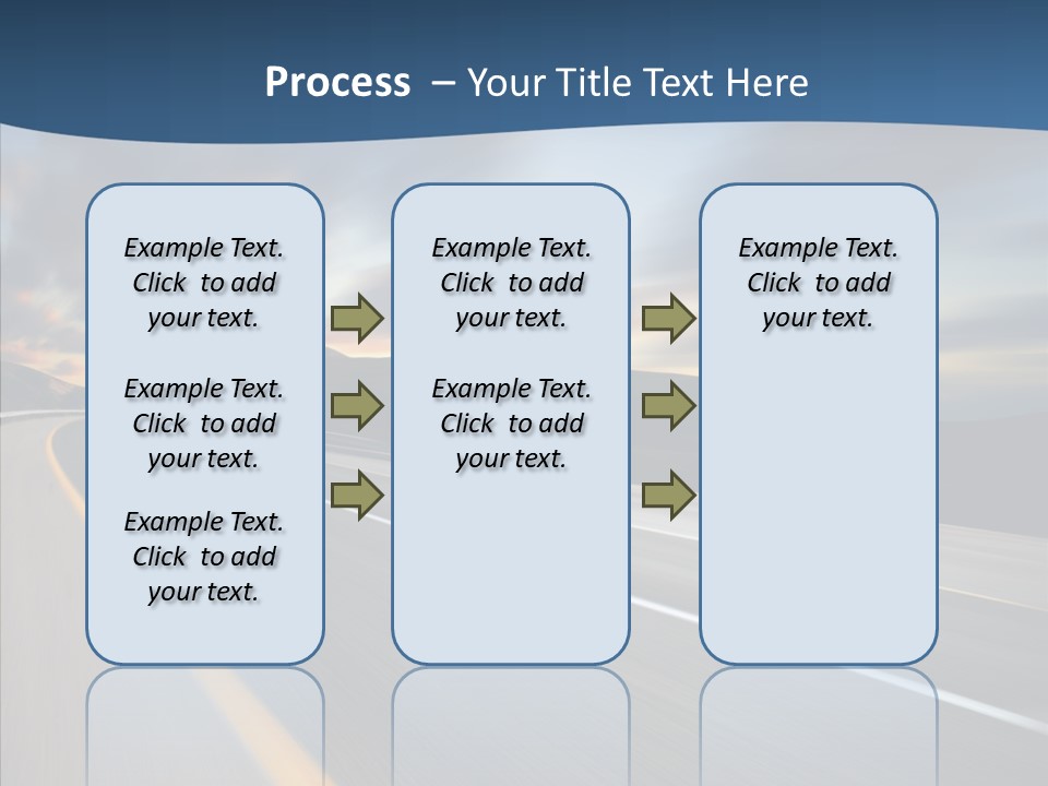 Blur Motion Mountain PowerPoint Template