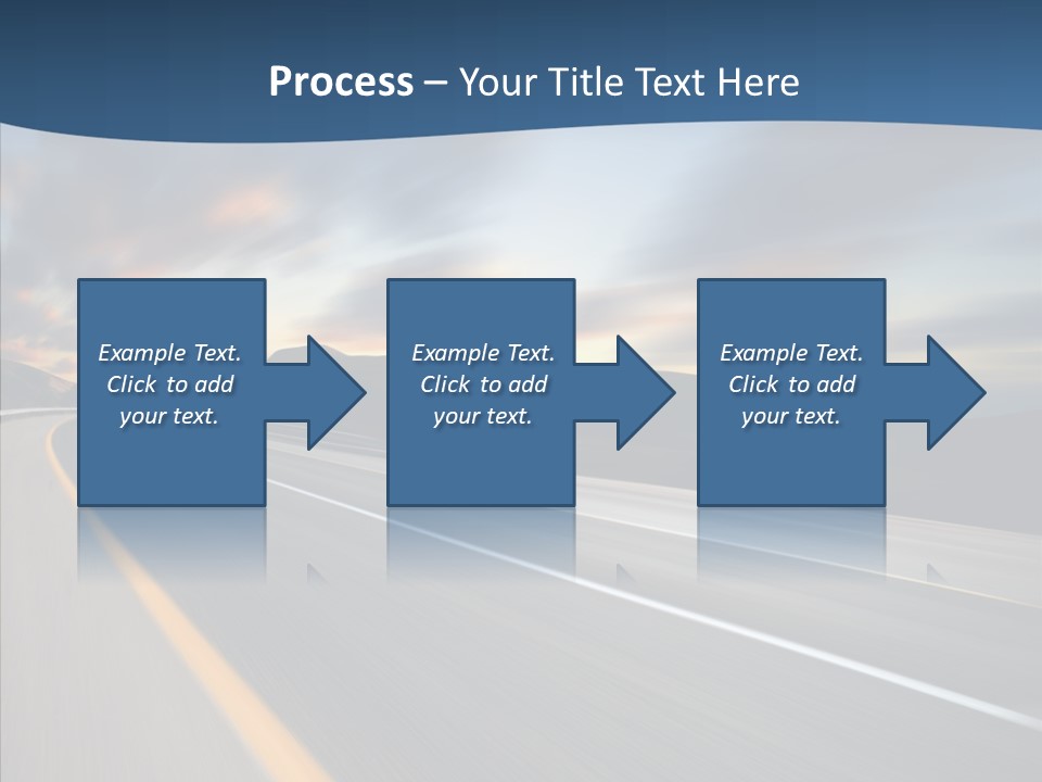 Blur Motion Mountain PowerPoint Template