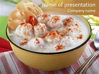 Ramadan Asian Lunch PowerPoint Template