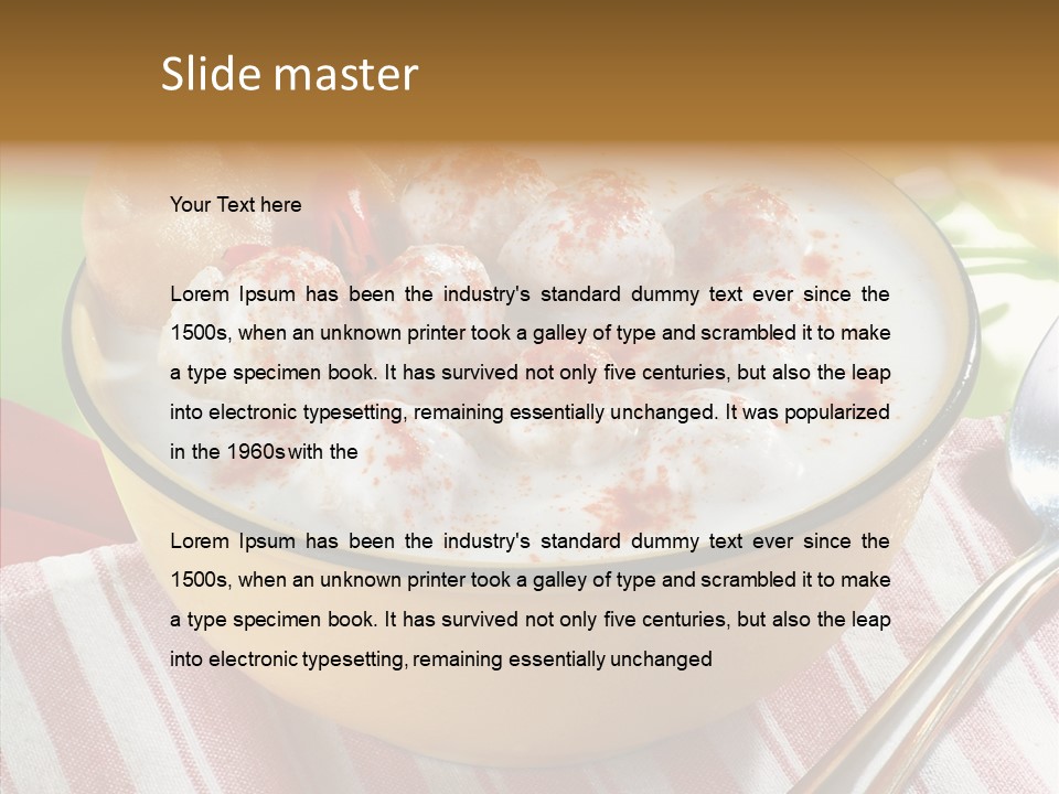 Ramadan Asian Lunch PowerPoint Template