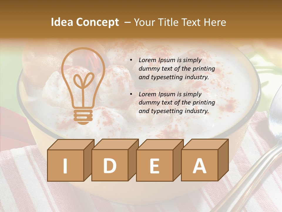 Ramadan Asian Lunch PowerPoint Template