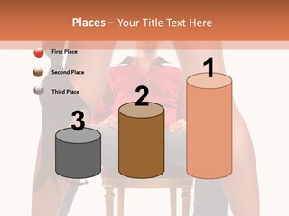 A Man Sitting On A Chair Next To A Woman PowerPoint Template