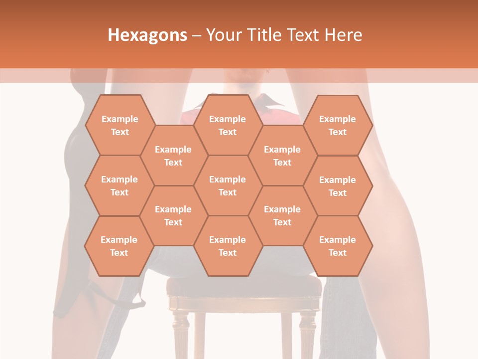 A Man Sitting On A Chair Next To A Woman PowerPoint Template