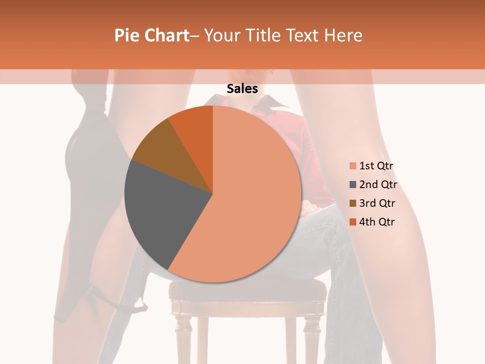 A Man Sitting On A Chair Next To A Woman PowerPoint Template