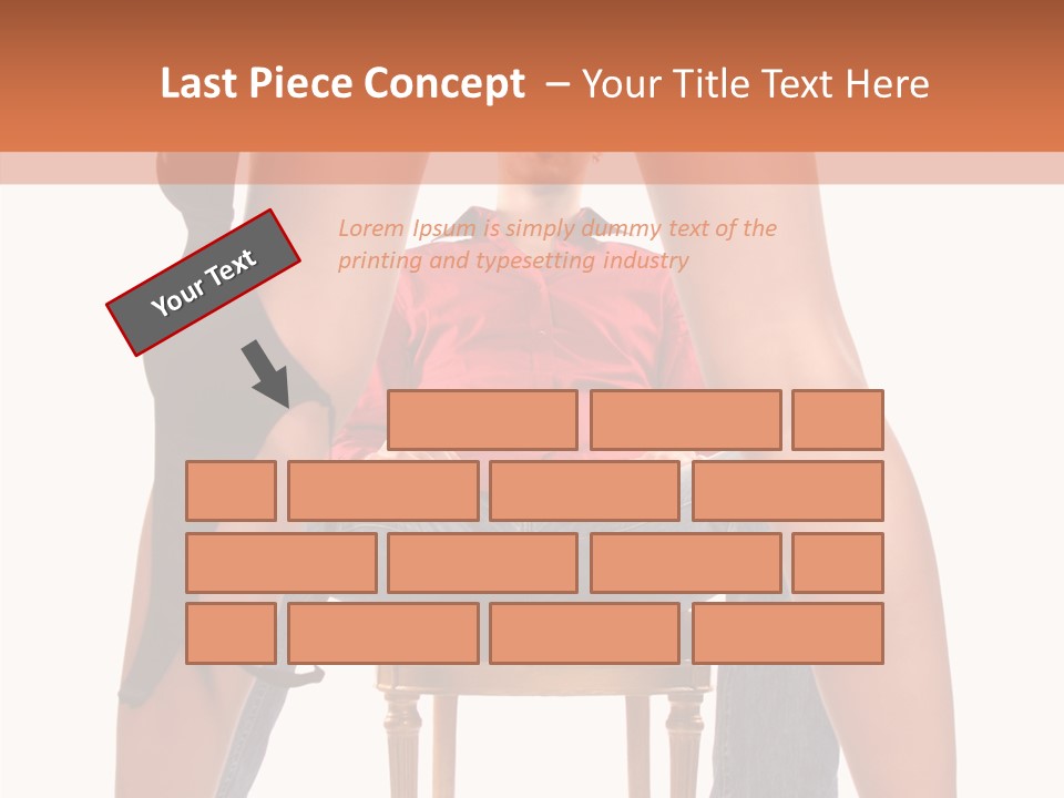 A Man Sitting On A Chair Next To A Woman PowerPoint Template