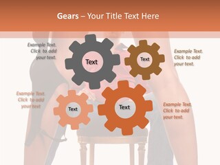 A Man Sitting On A Chair Next To A Woman PowerPoint Template
