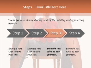 A Man Sitting On A Chair Next To A Woman PowerPoint Template
