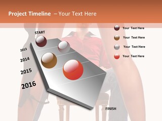 A Man Sitting On A Chair Next To A Woman PowerPoint Template