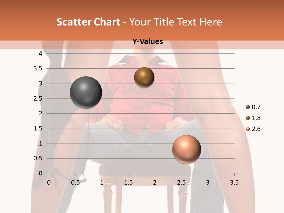 A Man Sitting On A Chair Next To A Woman PowerPoint Template
