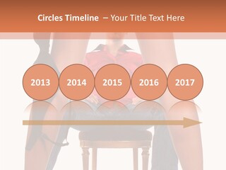 A Man Sitting On A Chair Next To A Woman PowerPoint Template