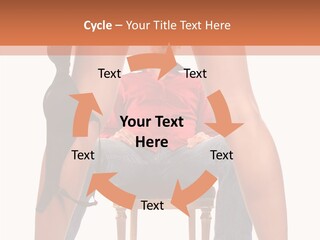 A Man Sitting On A Chair Next To A Woman PowerPoint Template
