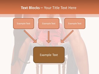 A Man Sitting On A Chair Next To A Woman PowerPoint Template