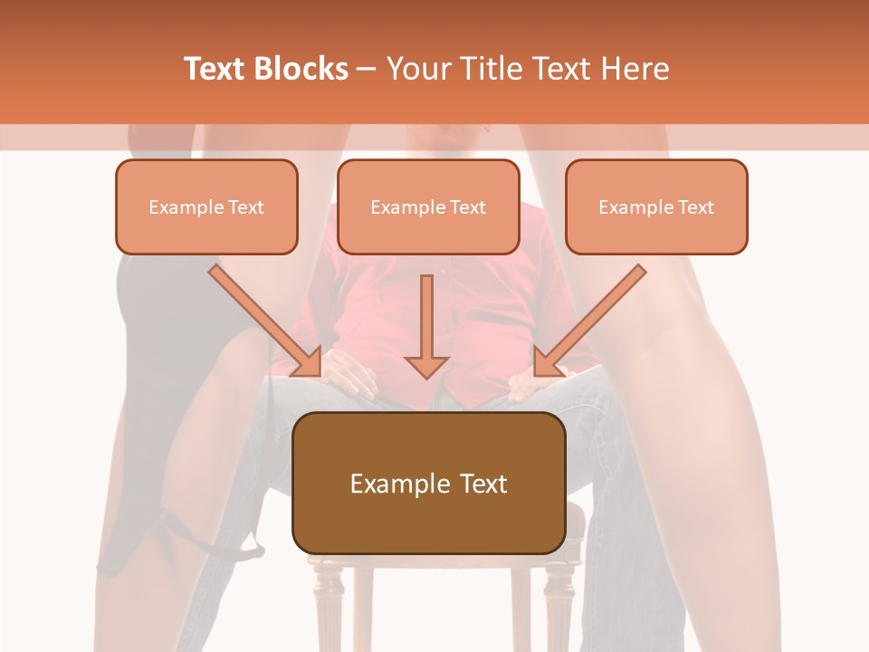 A Man Sitting On A Chair Next To A Woman PowerPoint Template