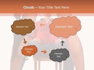 A Man Sitting On A Chair Next To A Woman PowerPoint Template
